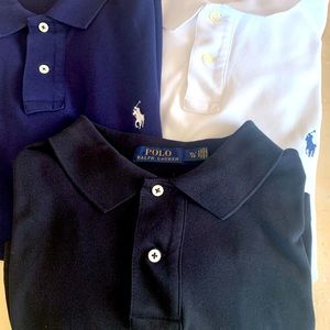 3 classic Ralph Lauren Polo’s